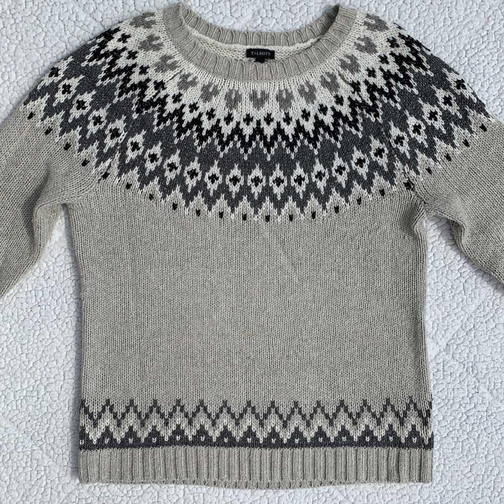 Talbots Metallic Sweater - Picture 2 of 8
